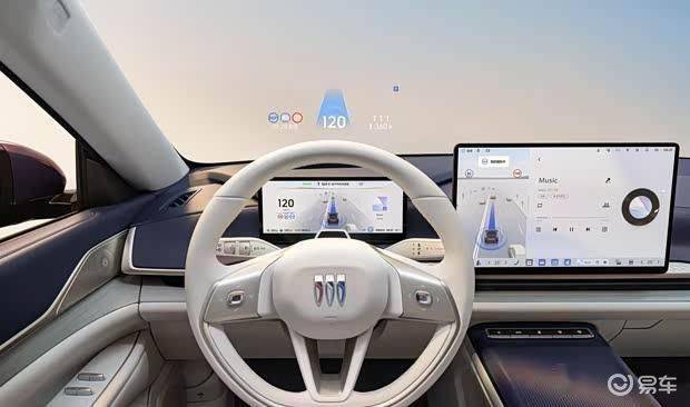 别克L7智能座舱内饰首曝：一体式曲面屏+怀挡设计(图1)