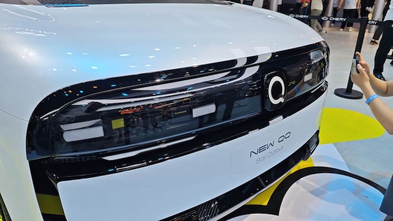 实拍全新奇瑞QQ 融入纯电驱动与智能座舱技术(图2)