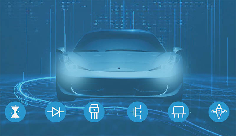 汽车前车灯车规级半导体器件应用选型：TVS、ESD、二三极管、MOS管(图1)